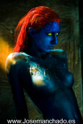 Body paint mystique x-men 3