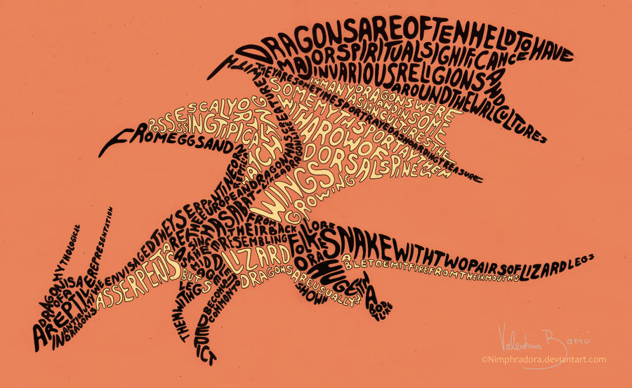 Draconic typography