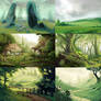 Green nature backgrounds