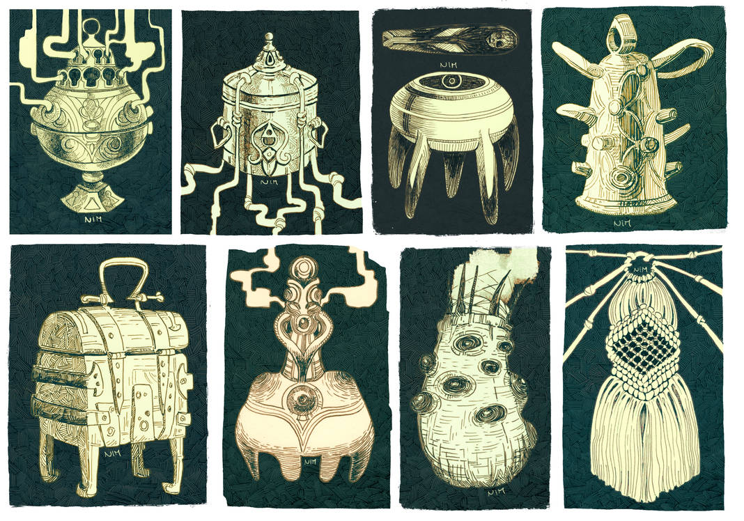Ritual objects by Nimphradora on DeviantArt