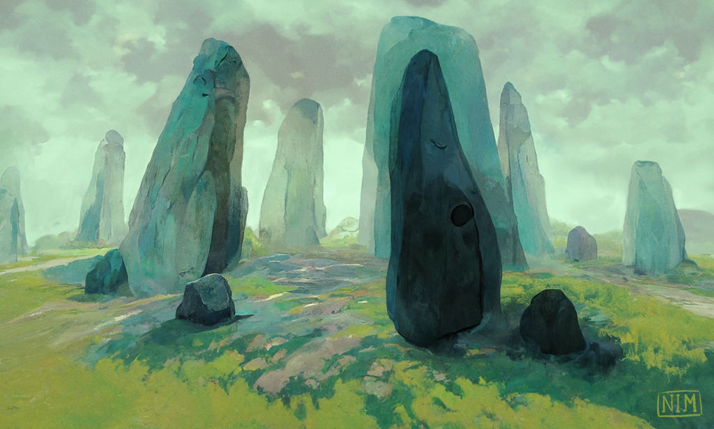 Standing stones by Nimphradora on DeviantArt