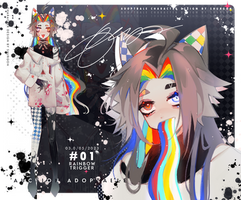 [OPEN] Adoptable #01 - rainbow trigger AUCTION by shurgon