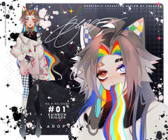 [close] Adoptable #01 - rainbow trigger AUCTION