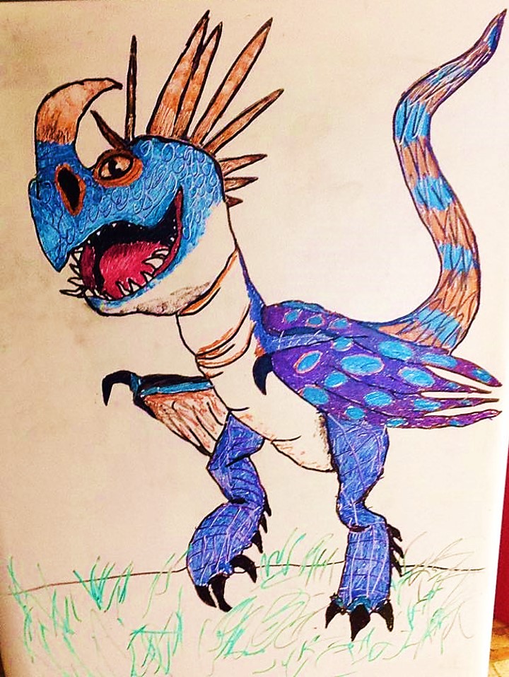 Stormfly Deviantart Stormfly fridge art by hyerdon on DeviantArt