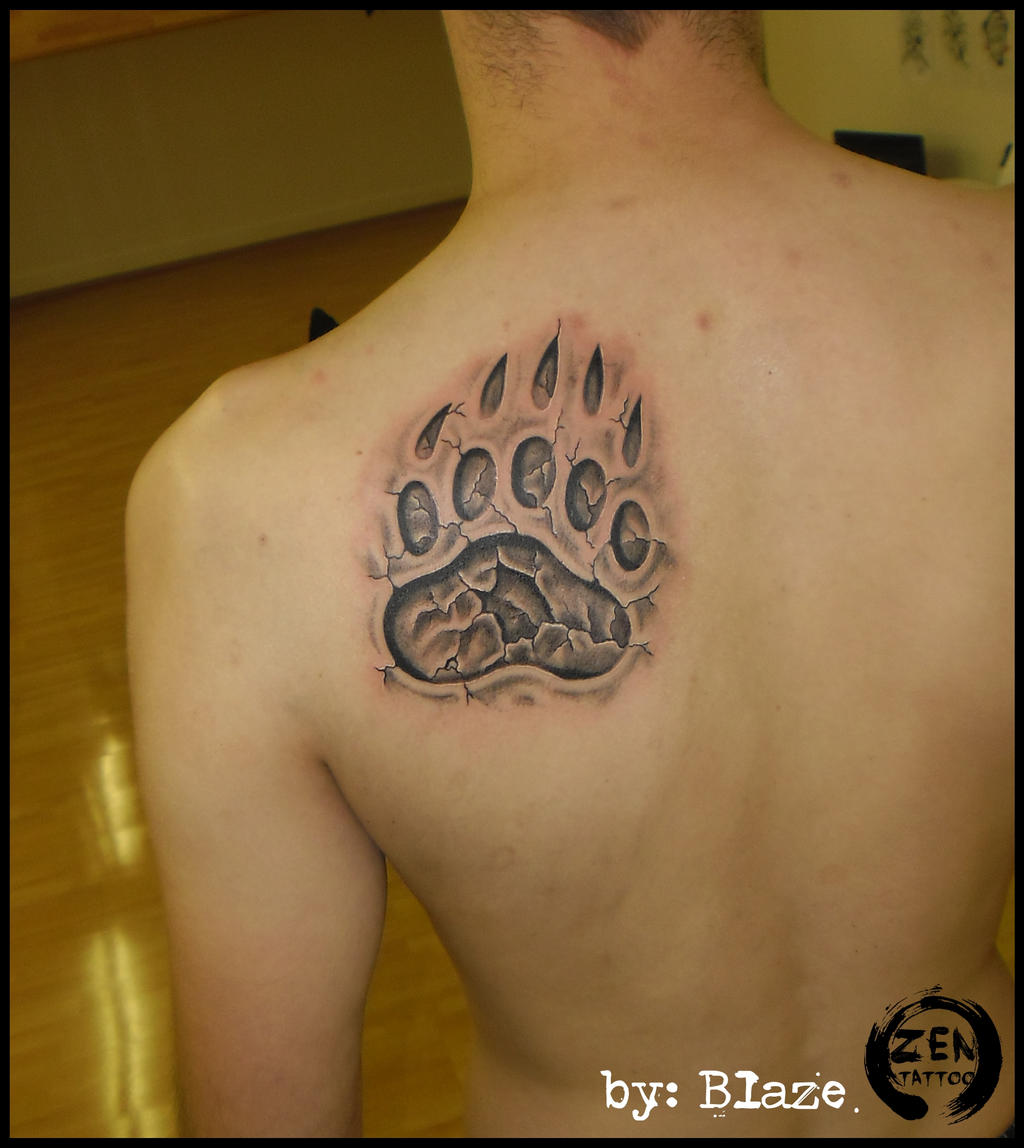 Bear paw tattoo by Blaze by bLazeovsKy on DeviantArt