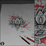 Mandala lotus tattoo design
