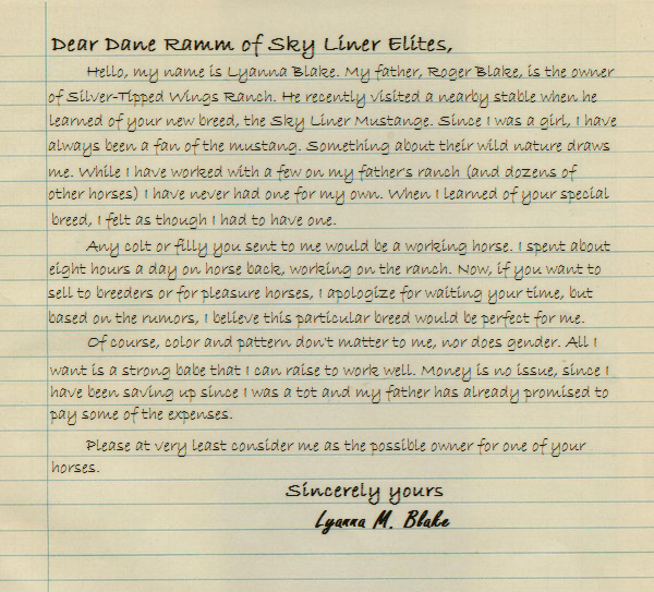 Import Letter by Muzica-chan