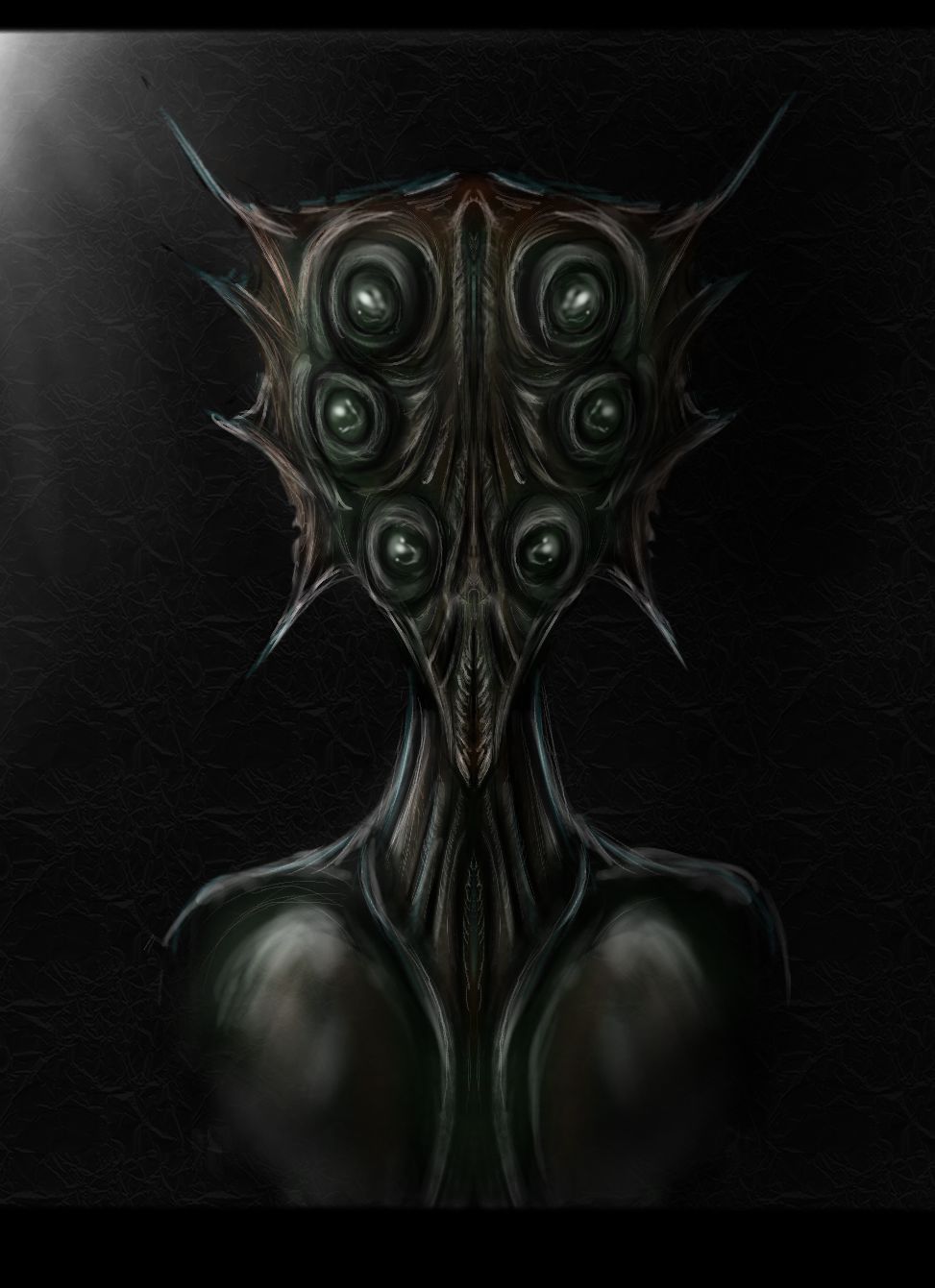 Alien Head Portrait