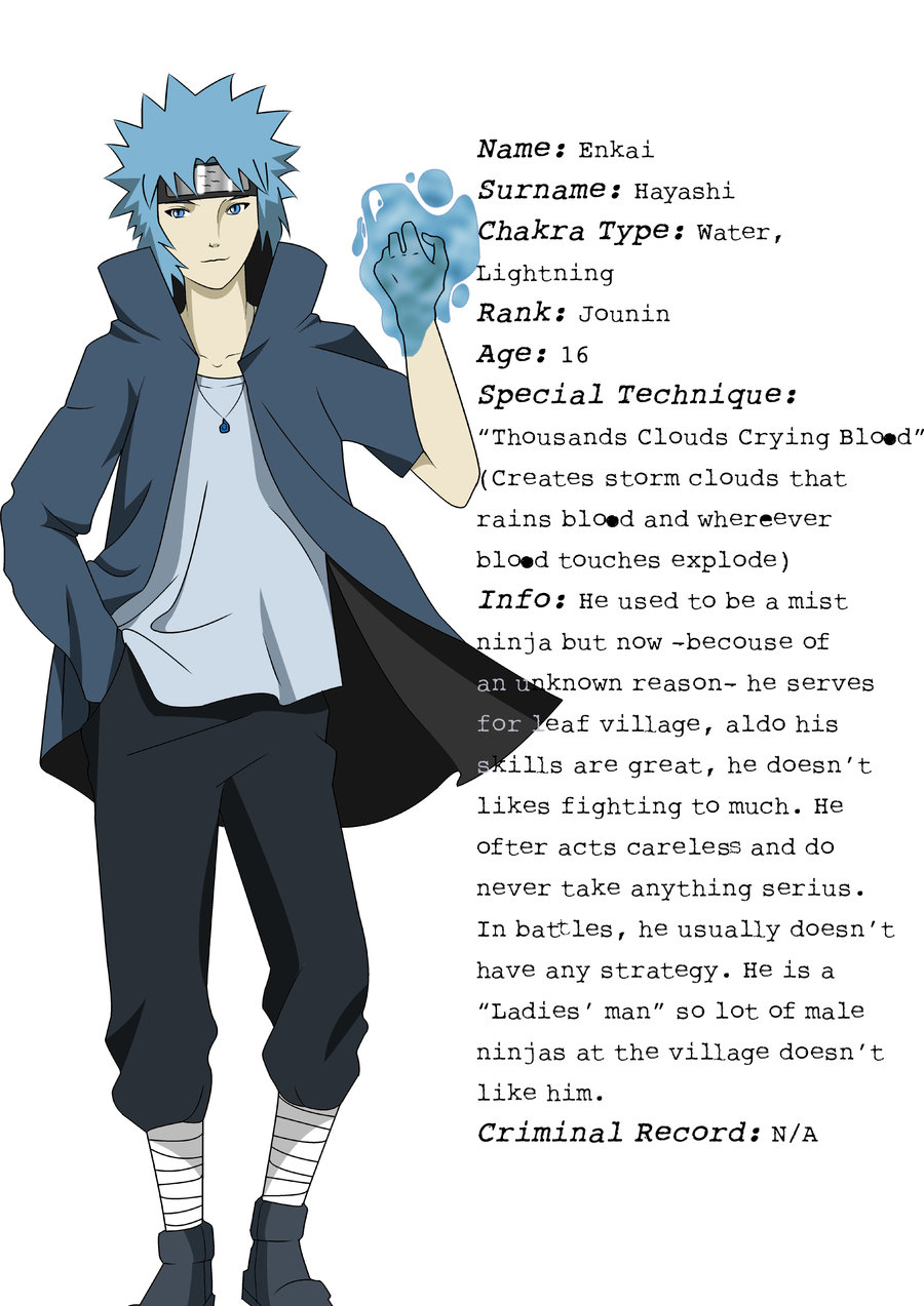 pic Fan Made Naruto Characters Deviantart naruto oc hayashi enkai by naruto oc