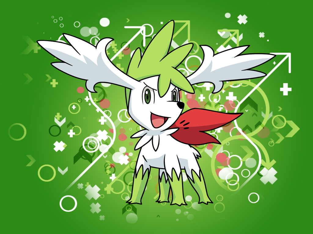 Shaymin Sky Forme Desktop BG