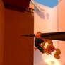 Coco Bandicoot Toe Hanging Animation! (+ Plucking)