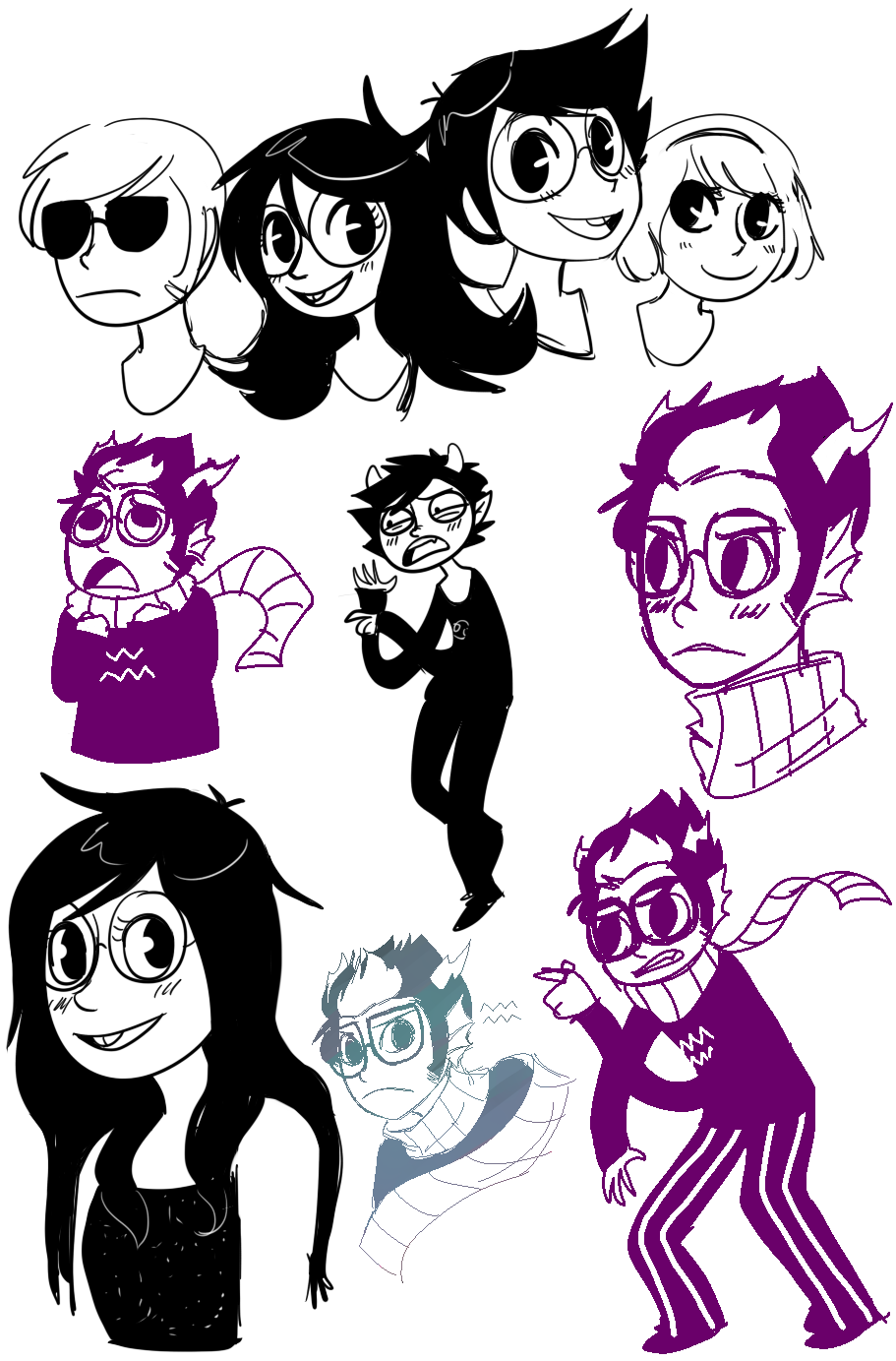 more homestuck doodles