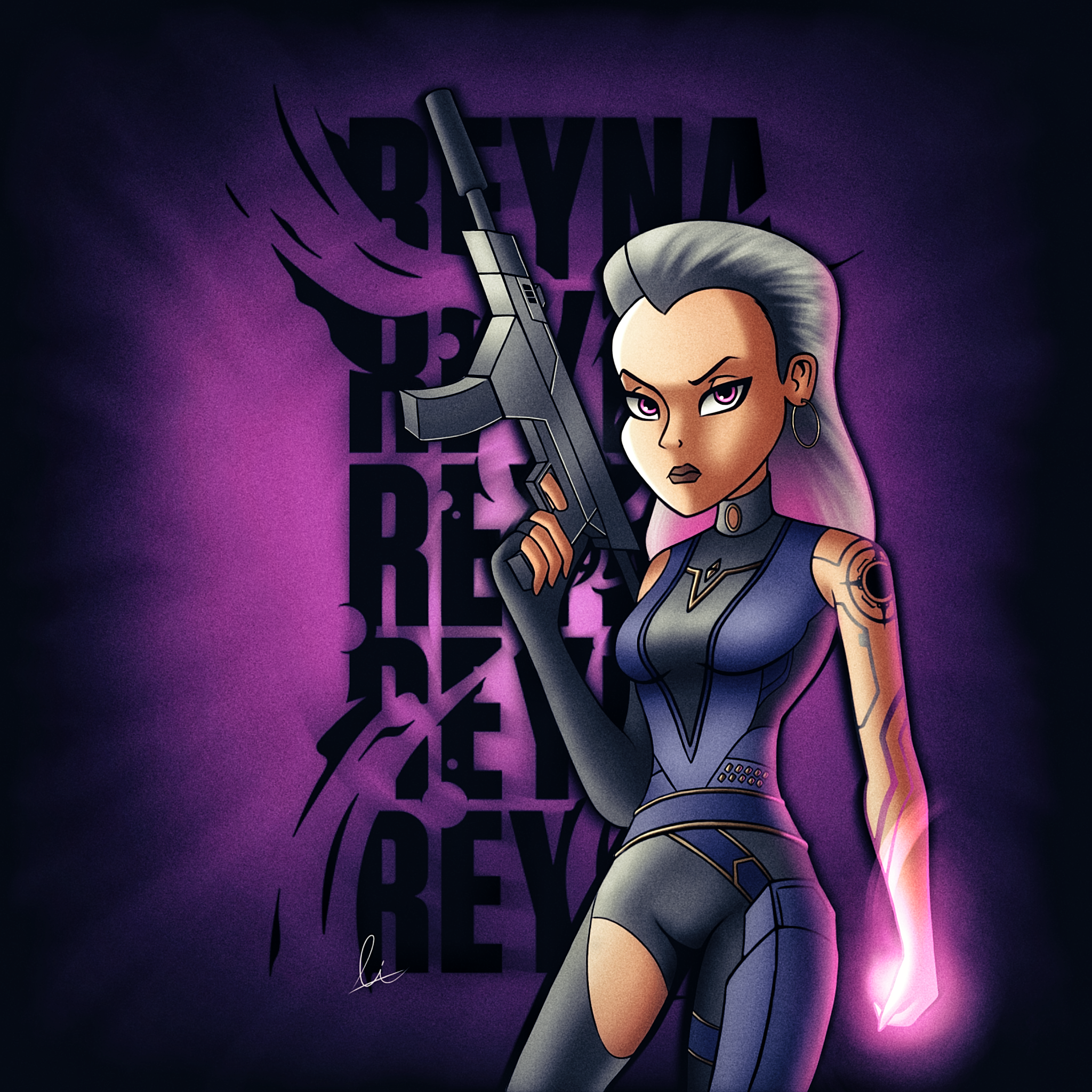 Reyna's Leer - Wallpaper by ELVENv on DeviantArt