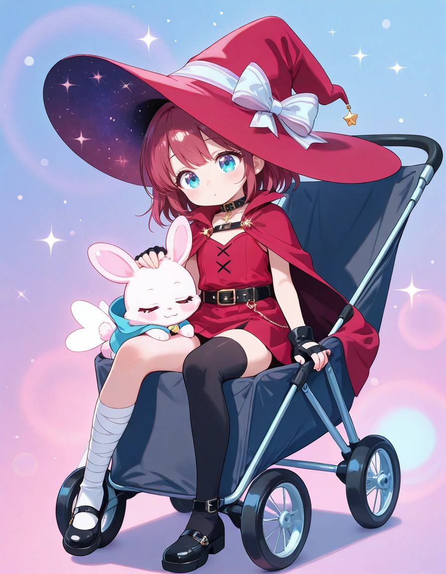 Megumi in cute outfit with her pet bunny by deiliah34 on DeviantArt