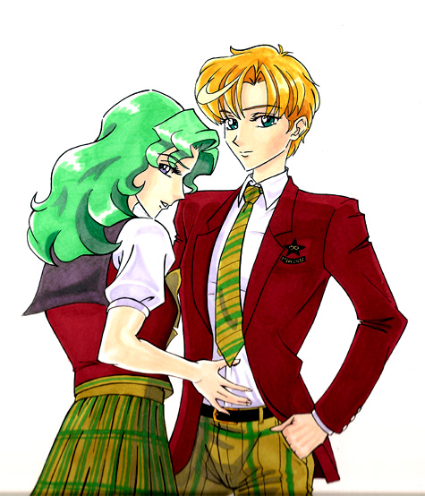 Haruka and Michiru fanart