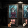 At the tickle zoo 1 - water cabinets 3 - cats
