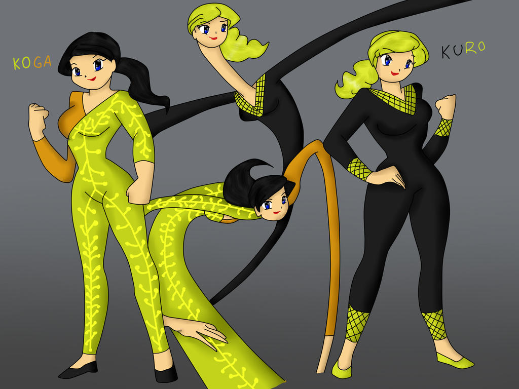 Matigool Country Stretch Girls Kuro and Koga by matigool on DeviantArt