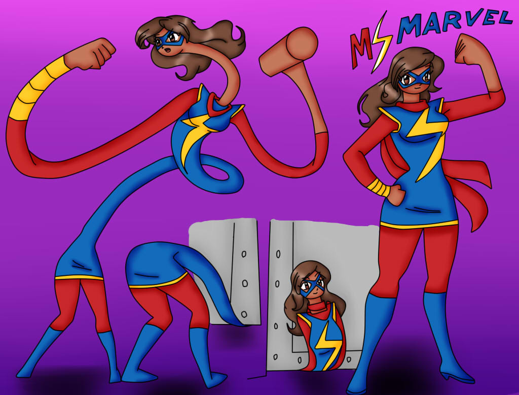 Ms Marvel In Action by matigool on DeviantArt