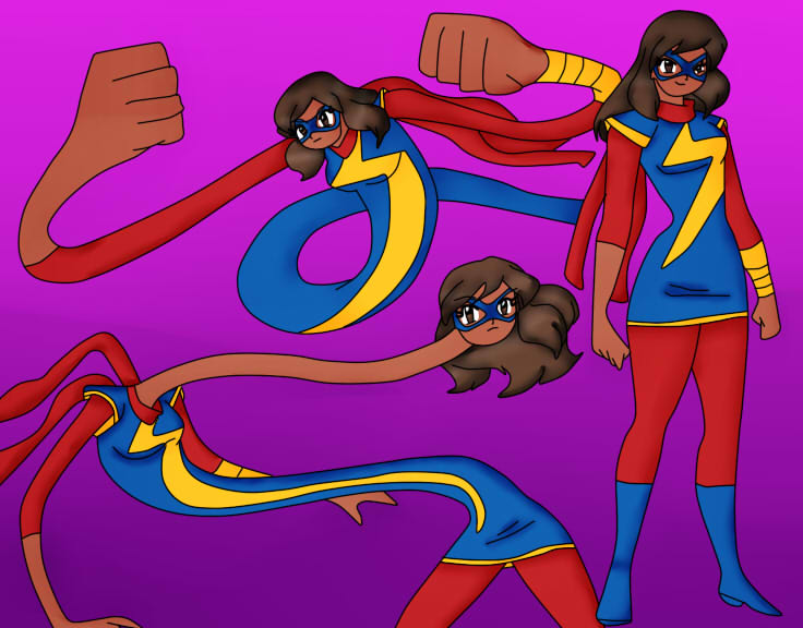 Ms Marvel to the max by matigool on DeviantArt