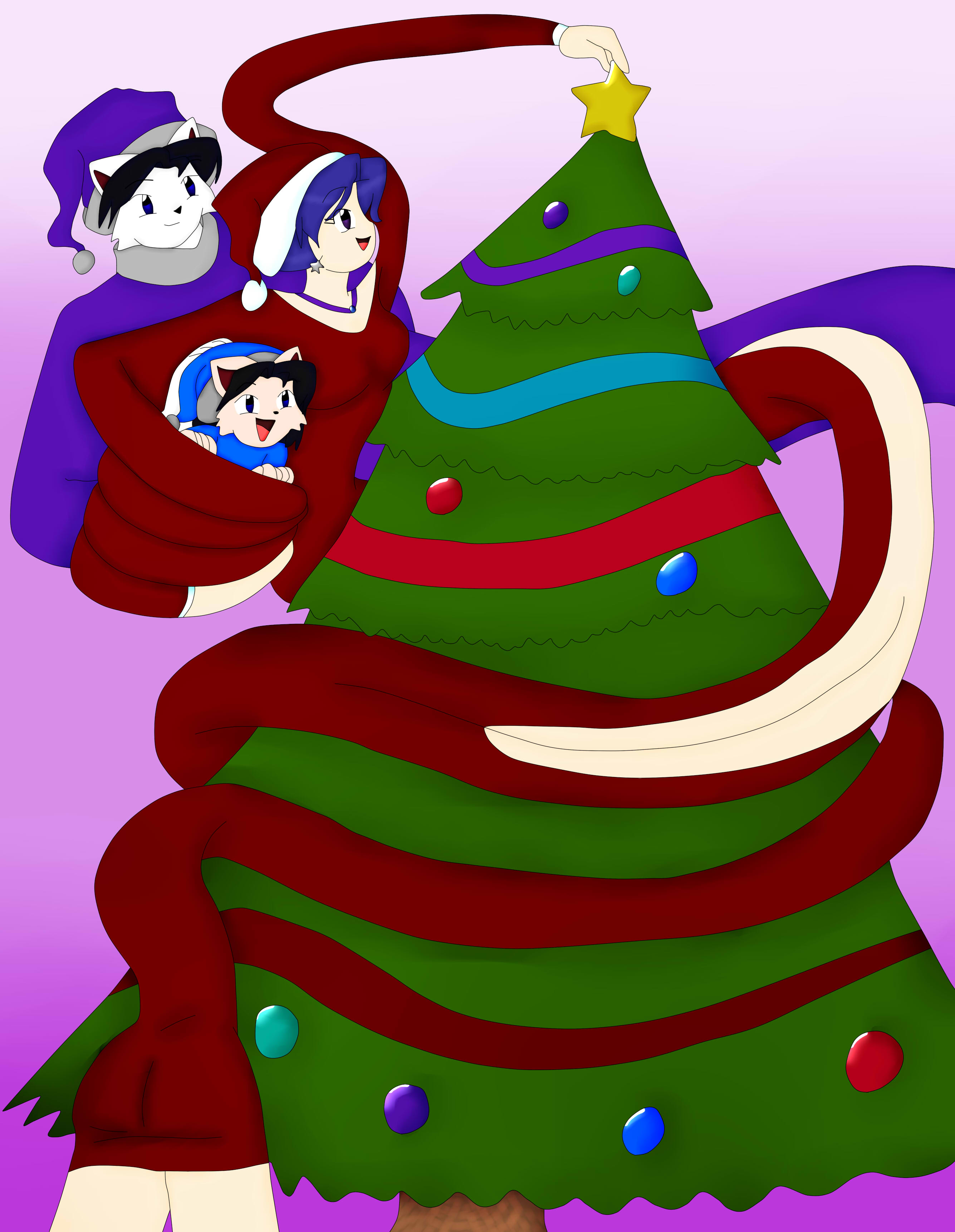 Matigool Country Decorating the Christmas Tree by matigool on DeviantArt