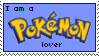 I am a Pokemon Lover Stamp