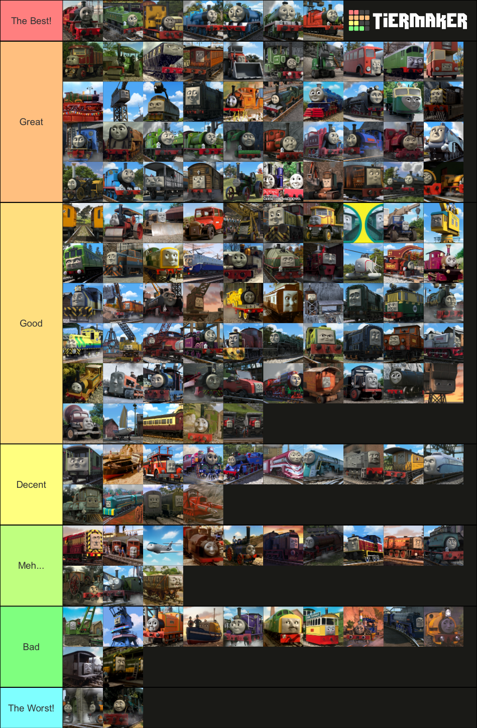 Thomas and friends list hotsell