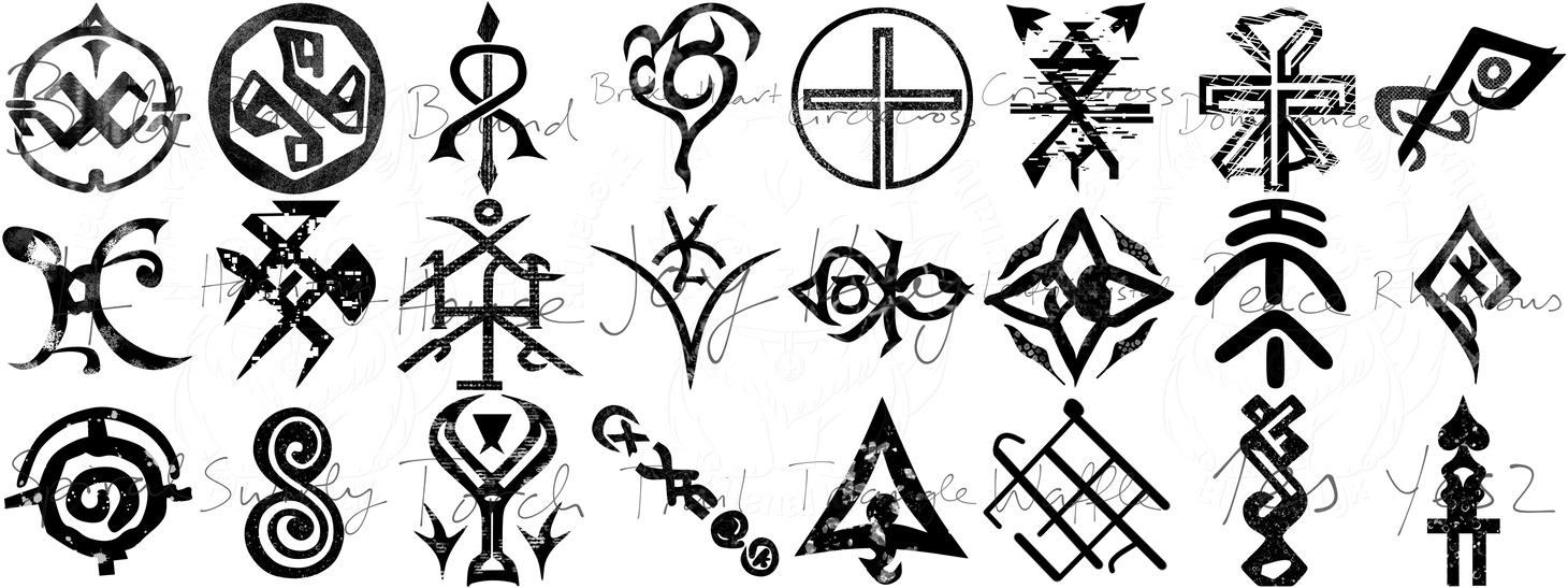 Random Symbols by EllenaNyx on DeviantArt