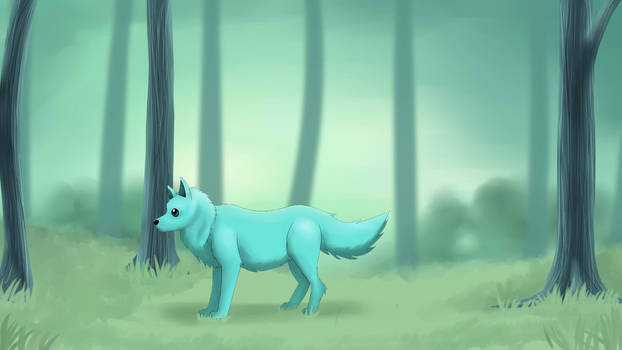 Request- Wolf in a forest