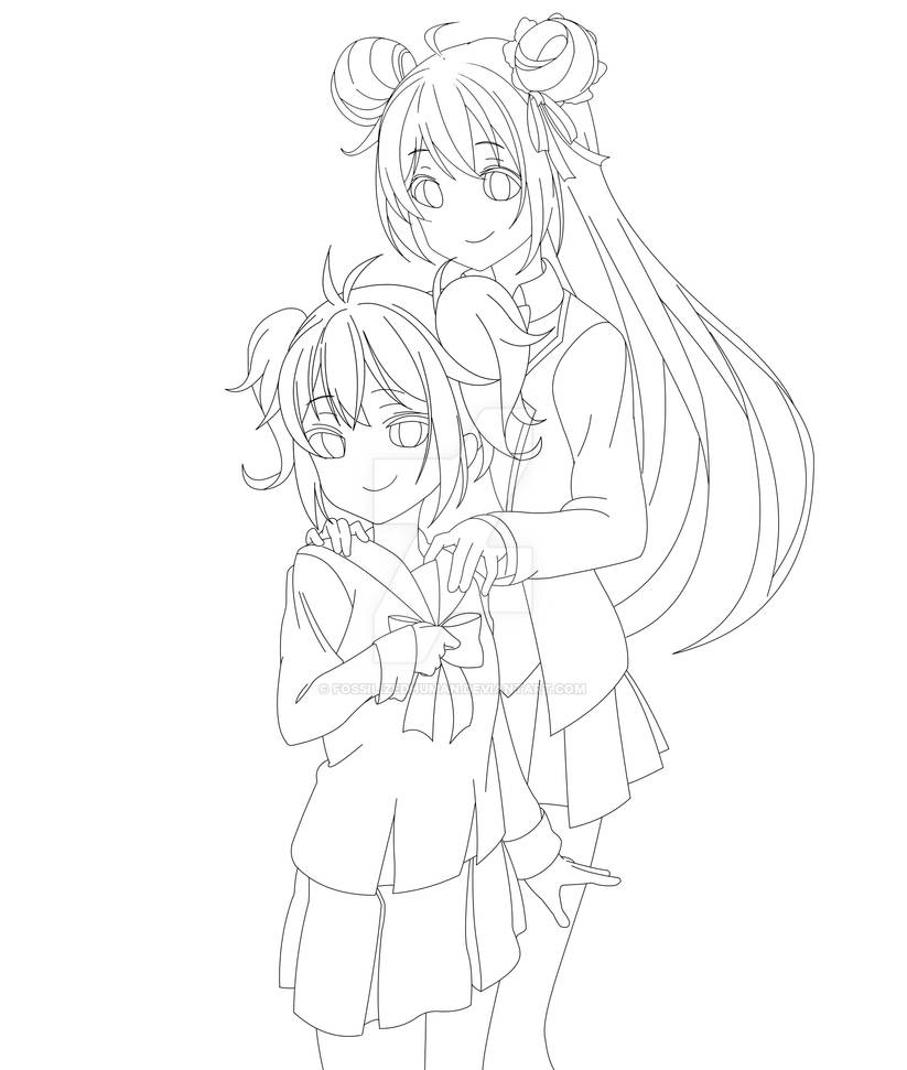 shio and satou wip by fossilizedhuman on DeviantArt