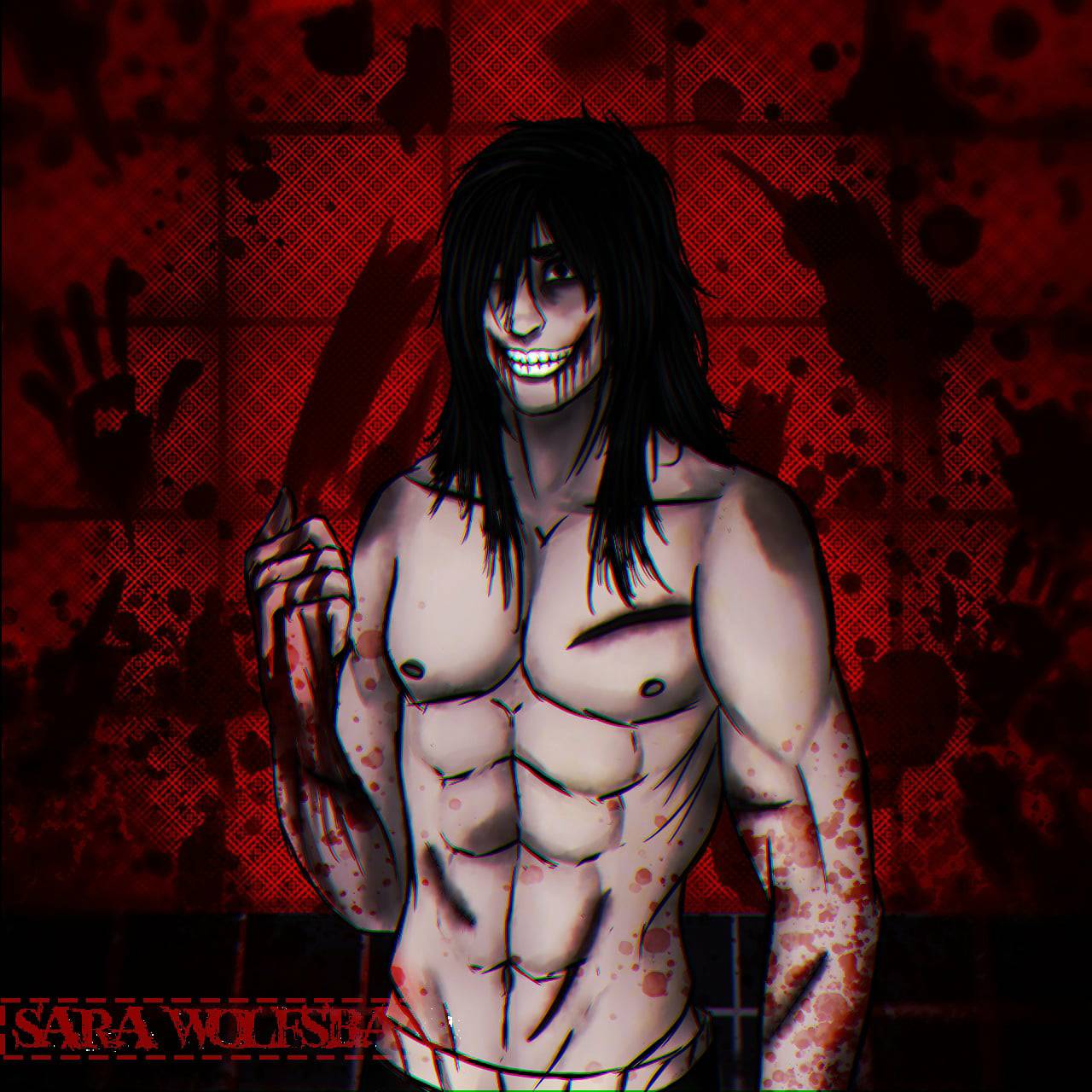 Jeff The Killer by dwaynebiddixart on DeviantArt