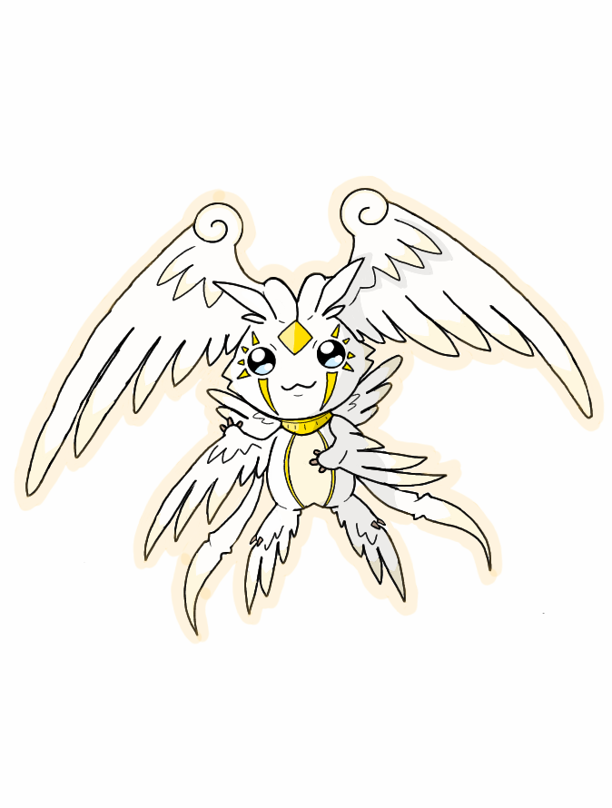 Rookie angel digimon by Poketbiscuit on DeviantArt