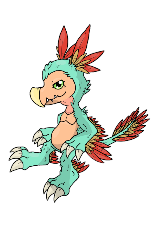 Rookie dinosaur digimon. by Poketbiscuit on DeviantArt