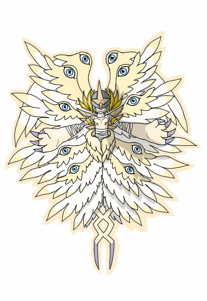 Angel digimon / Digimon anjo by Poketbiscuit on DeviantArt