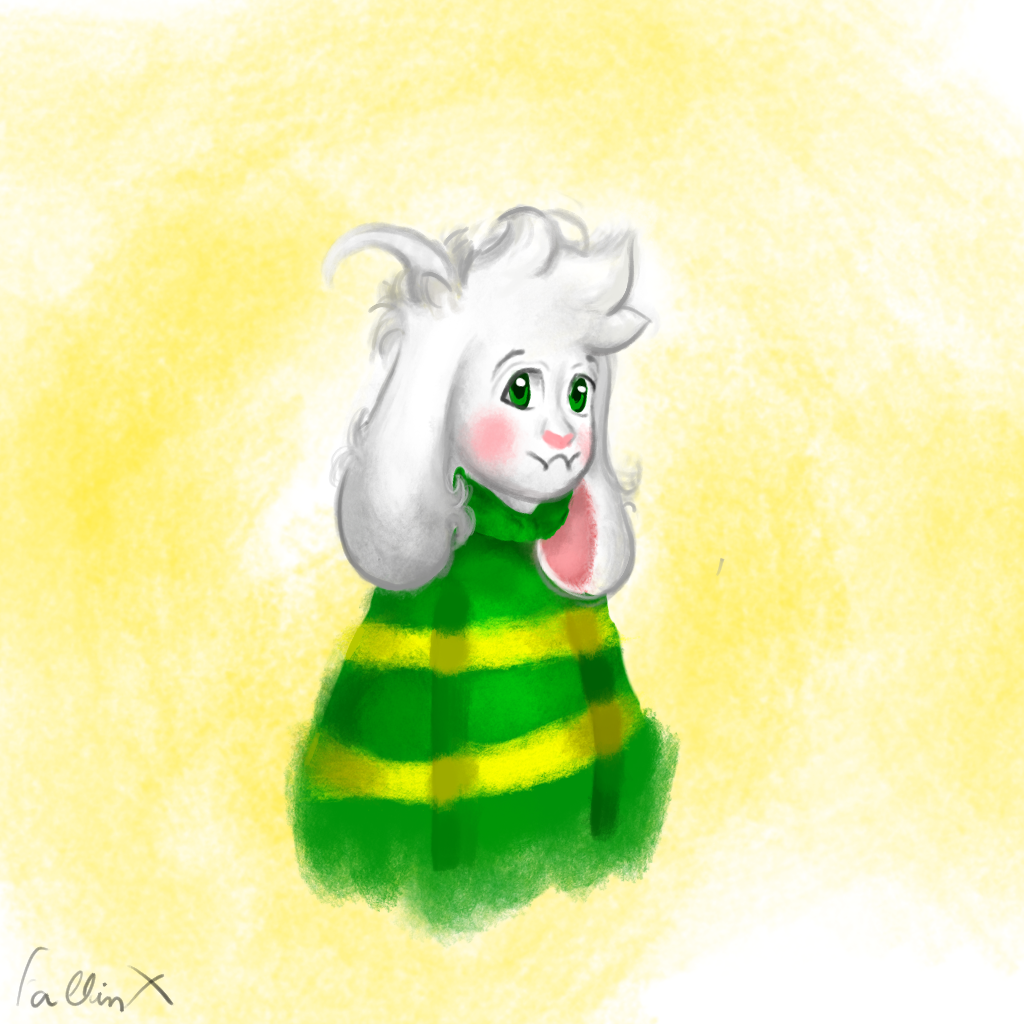 Asriel by fallinX on DeviantArt