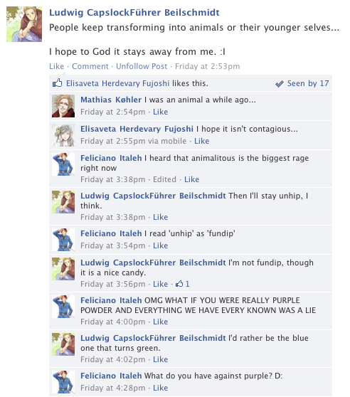 Hetalia Facebook: Fundip