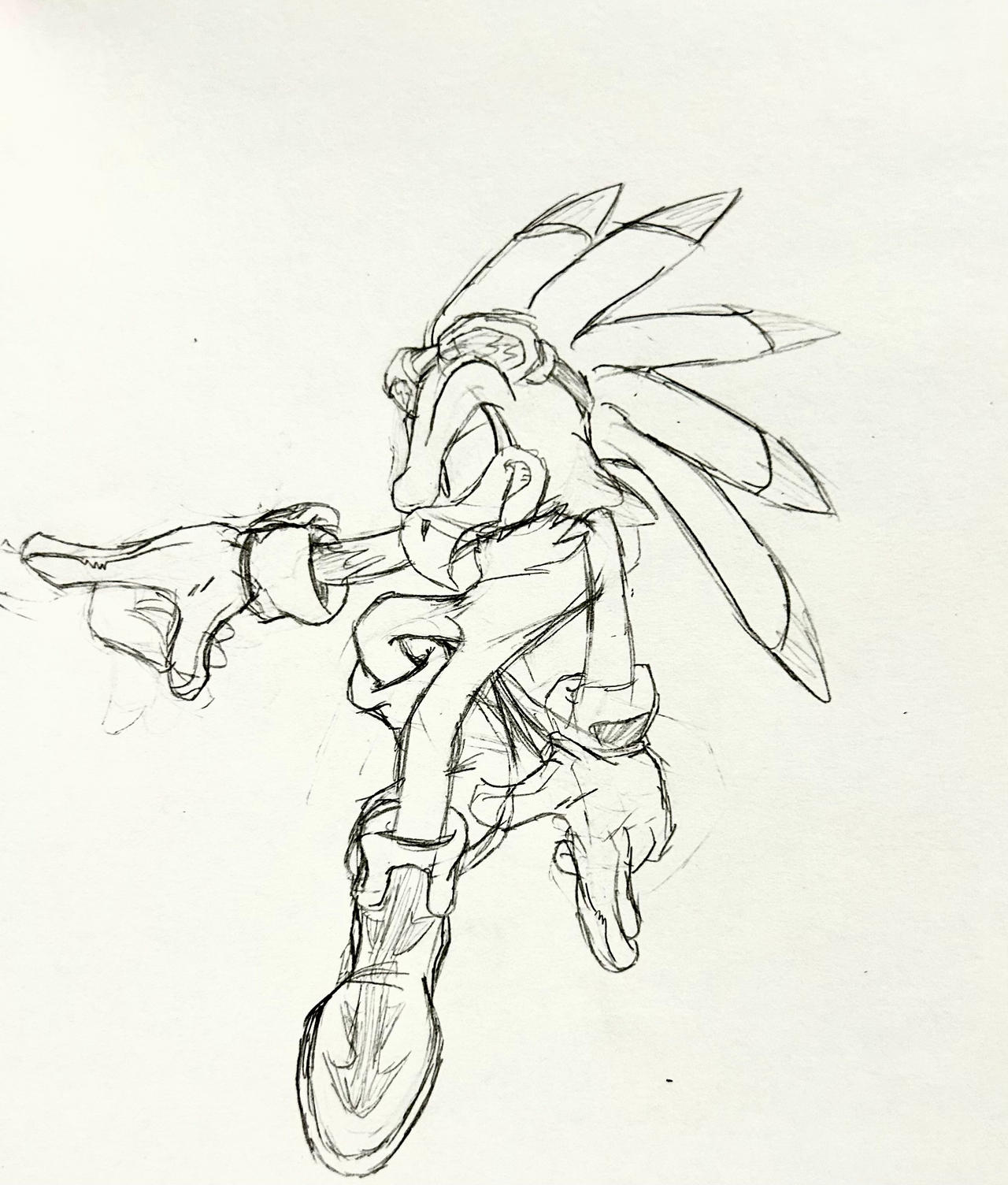 Simple jet drawing