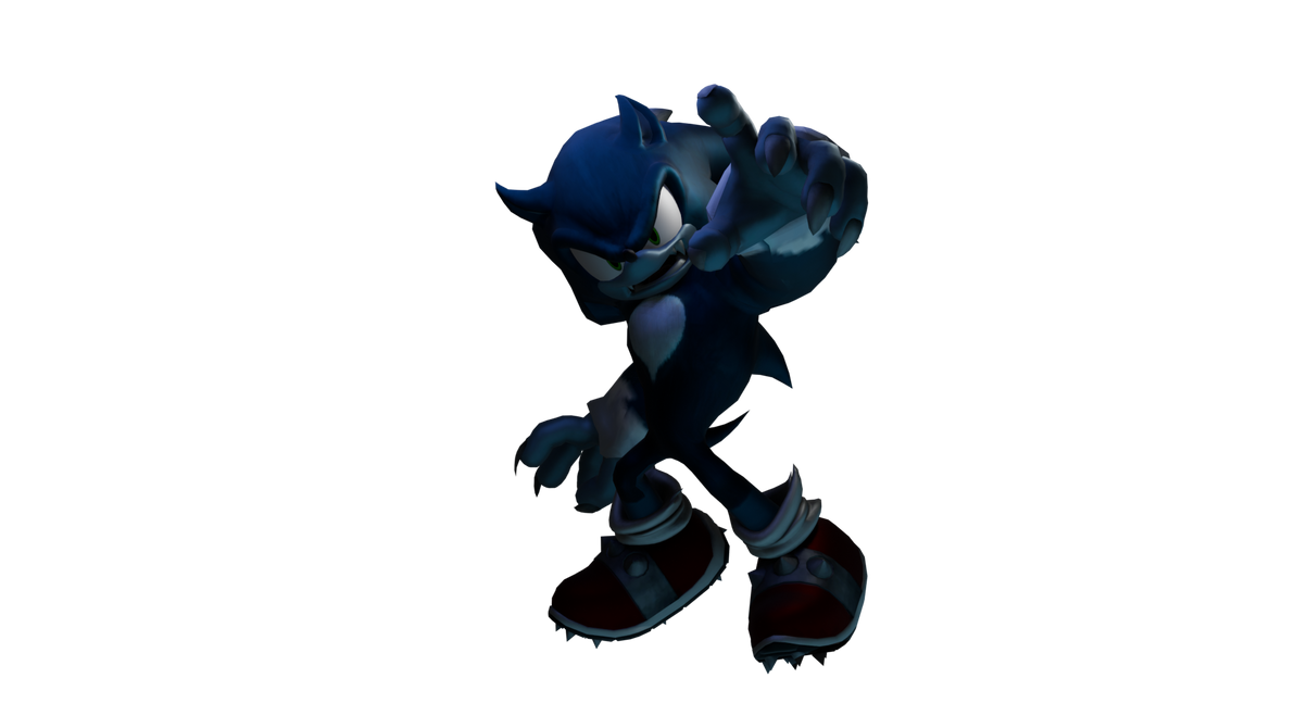 sonic the werehog render by chaodude123 on DeviantArt