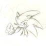 Re-draw of Sonic 10th anniversary uekawa sketch