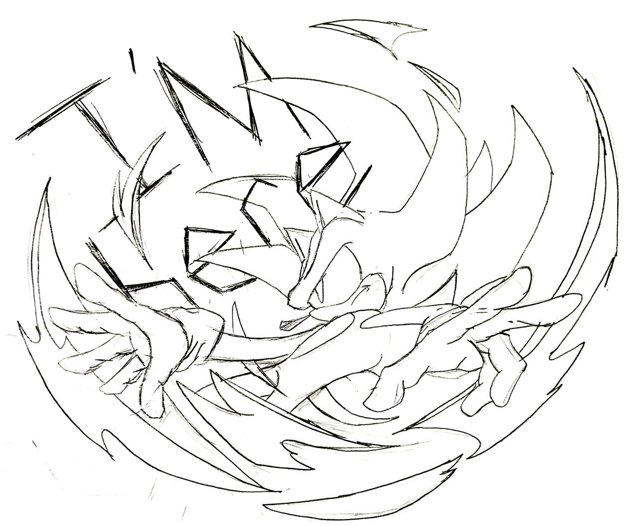 super sonic 2 drawing