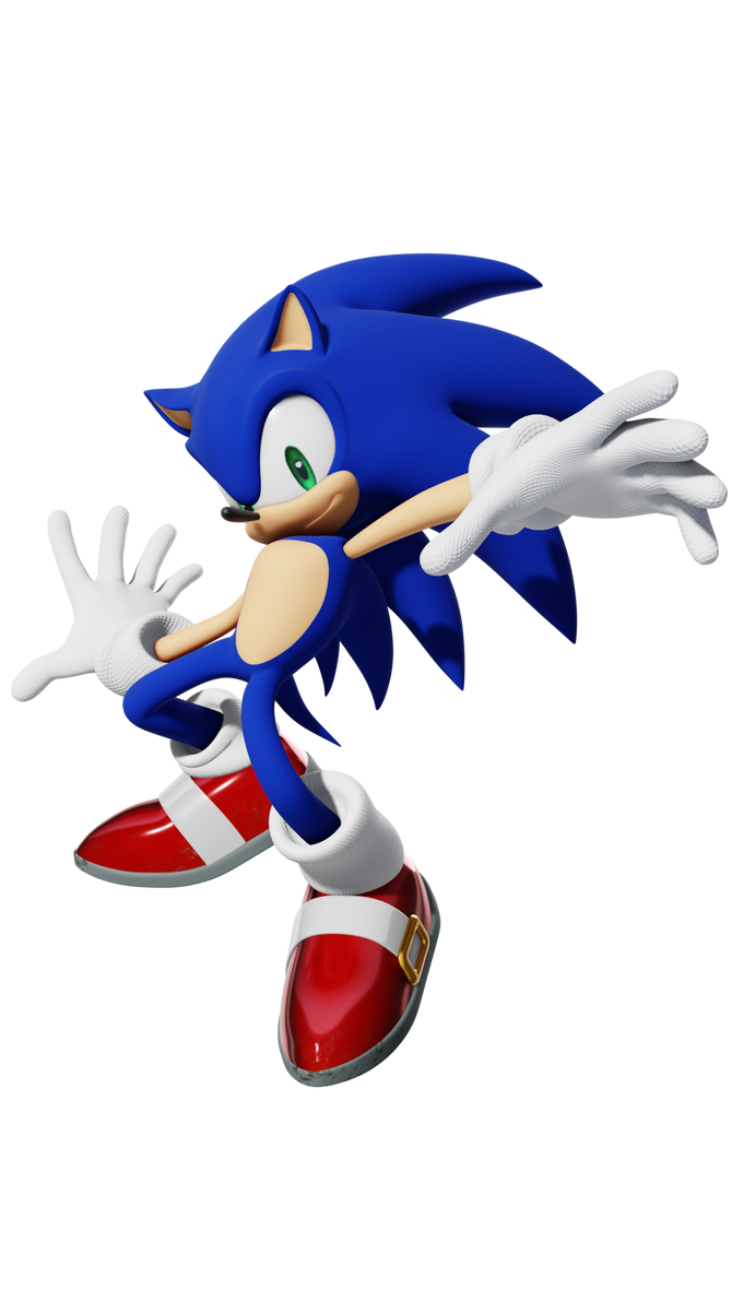 Sa2 Model Sonic adventure 2 pose render by chaodude123 on DeviantArt