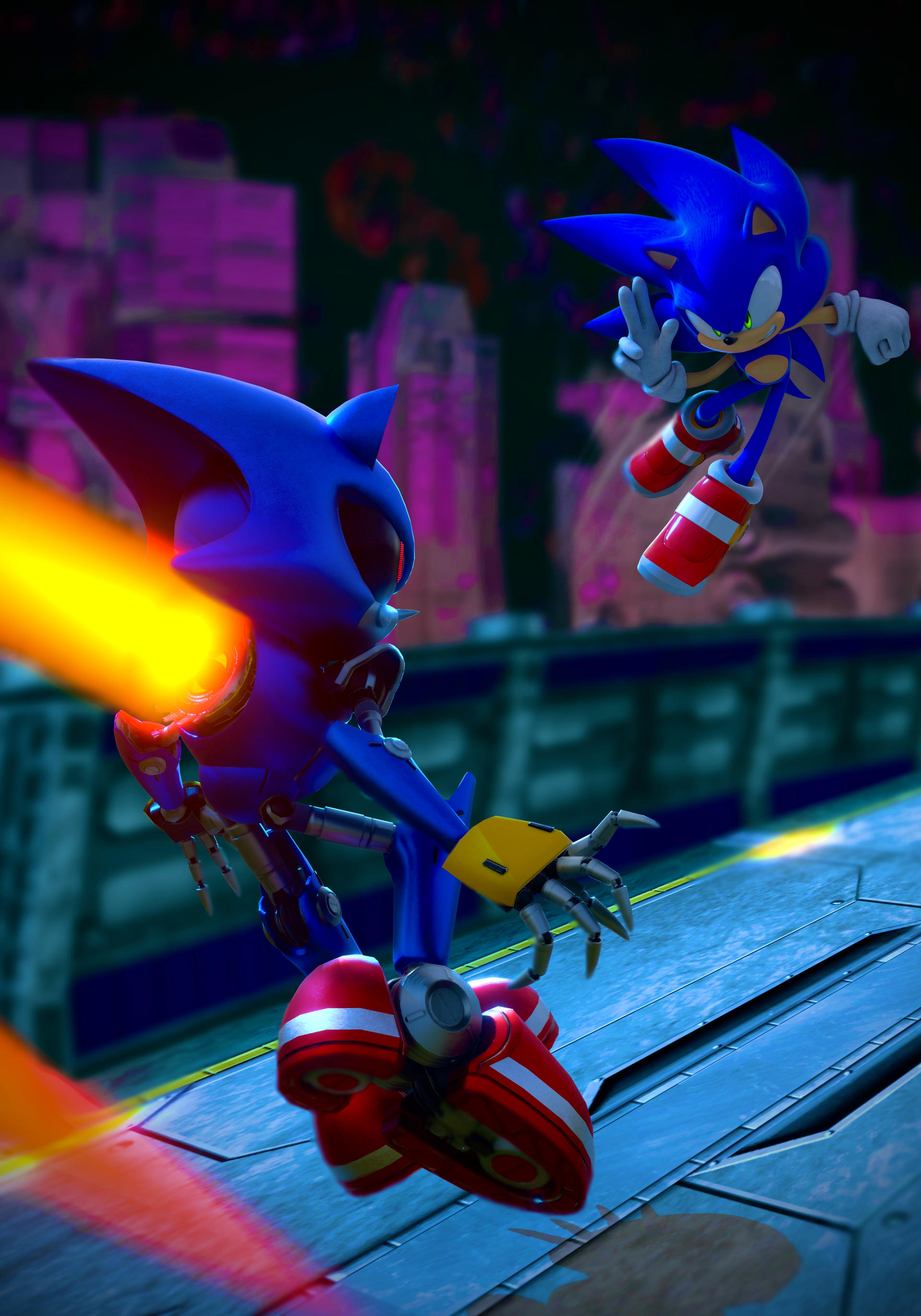 Sonic vs metal