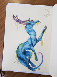 'The sad bleu dragon'