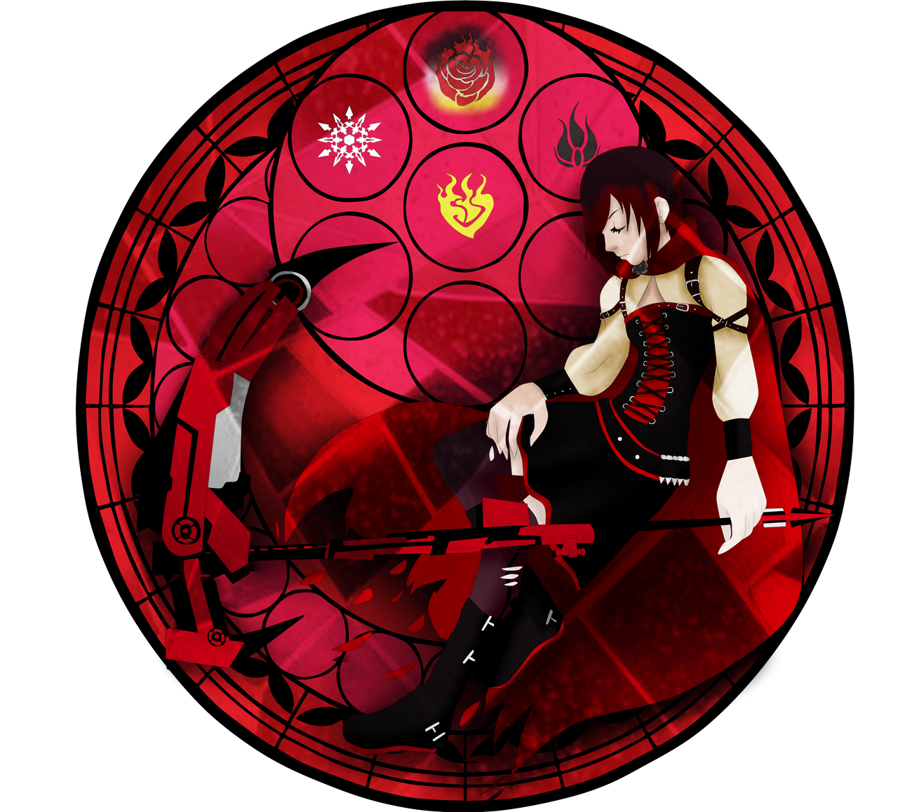 Dive Into The Heart Ruby Rose by IgnisKat on DeviantArt Dive Into The Heart Ruby Rose by IgnisKat on DeviantArt