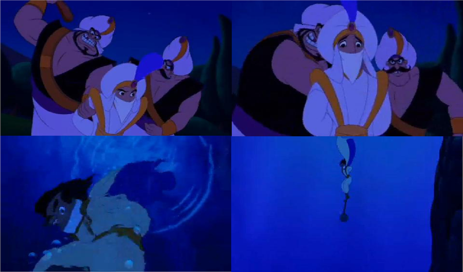 Although Princess Jasmine and Aladdin were falling in love Jafar had anothe...