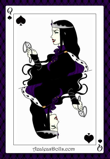 Thanatos as the Queen of Spades