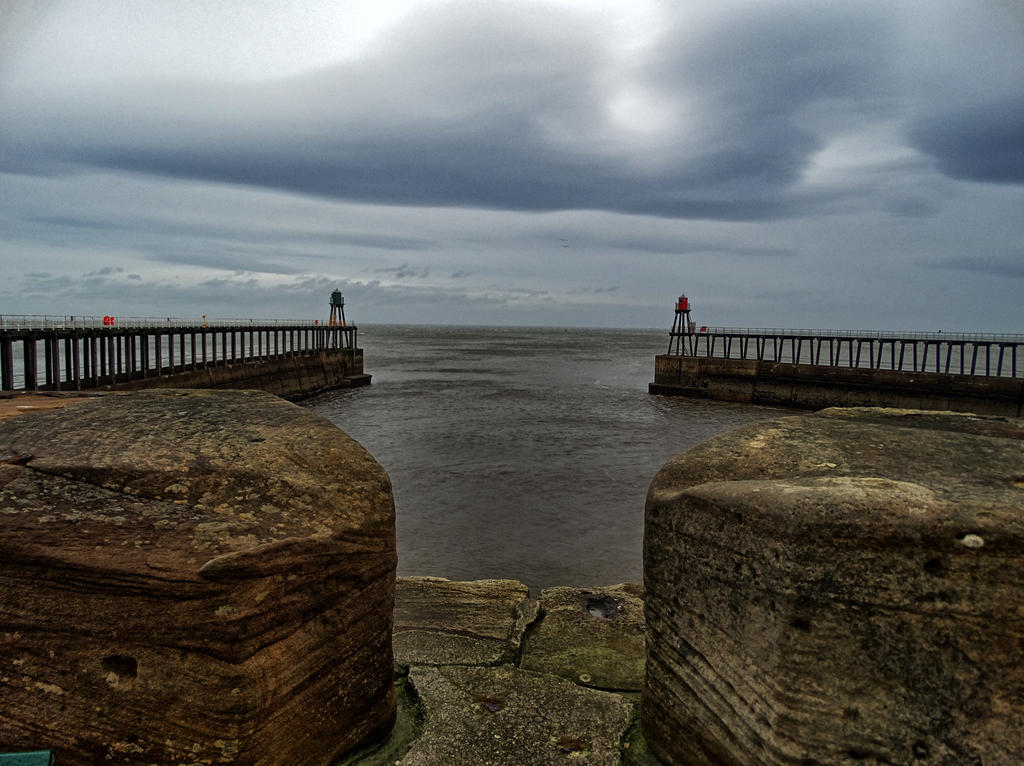 Stormy Whitby