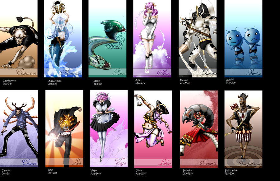 Fairy Tail The 12 Zodiacs By Beymechanic On Deviantart Fairy Tail The 12 Zodiacs By Beymechanic On Deviantart