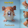 Raticate Papercraft