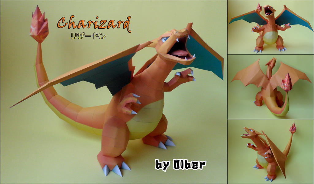 Harizard Craft Charizard Papercraft by Olber-Correa on DeviantArt