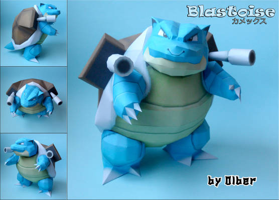 Blastoise Papercraft